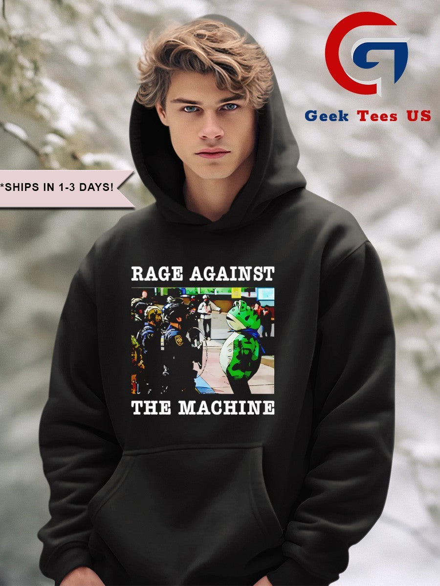 Portland Frog Protest Rage Against The Machine shirt