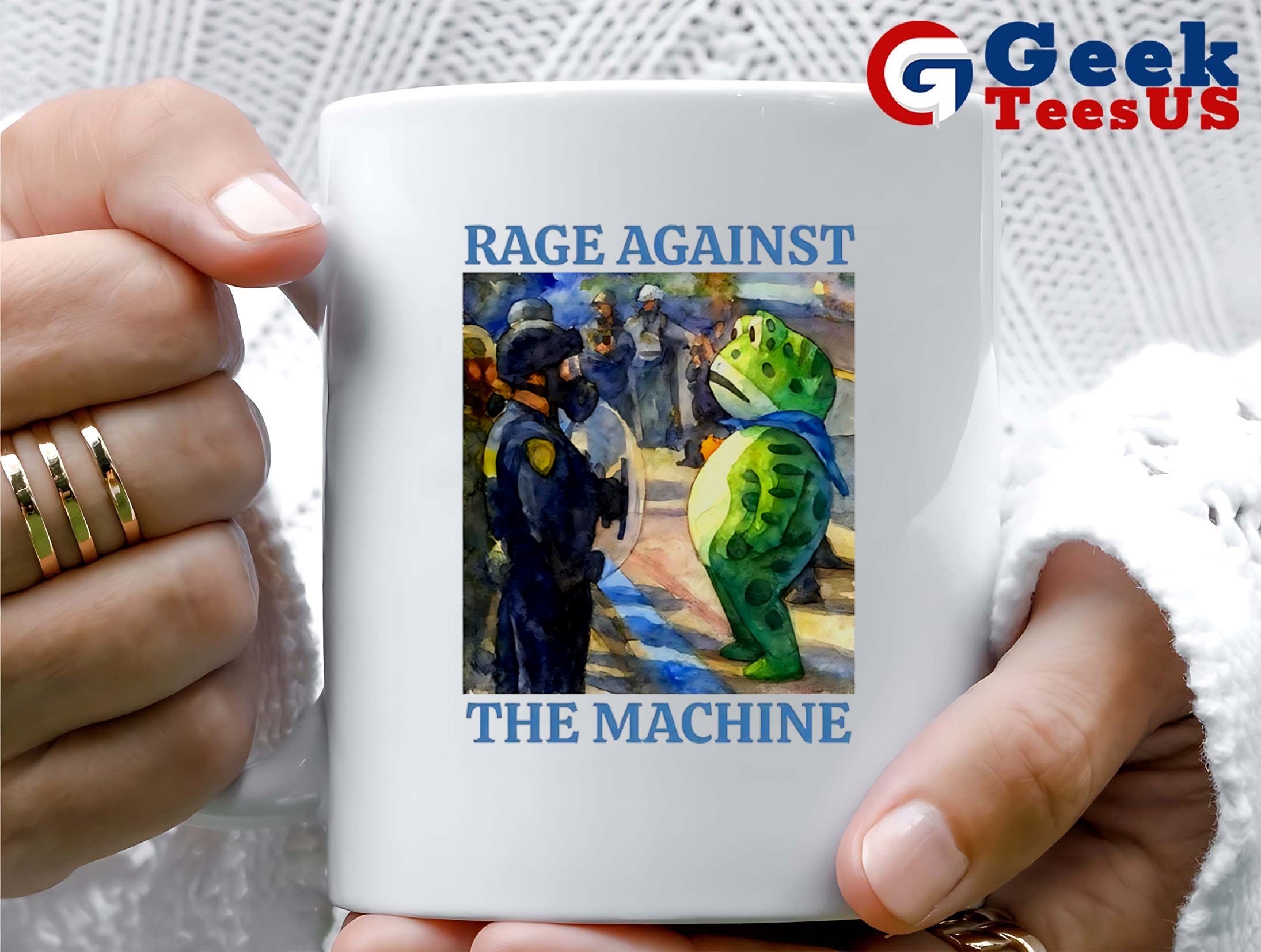 Portland Frog Protest Rage Against The Machine art shirt