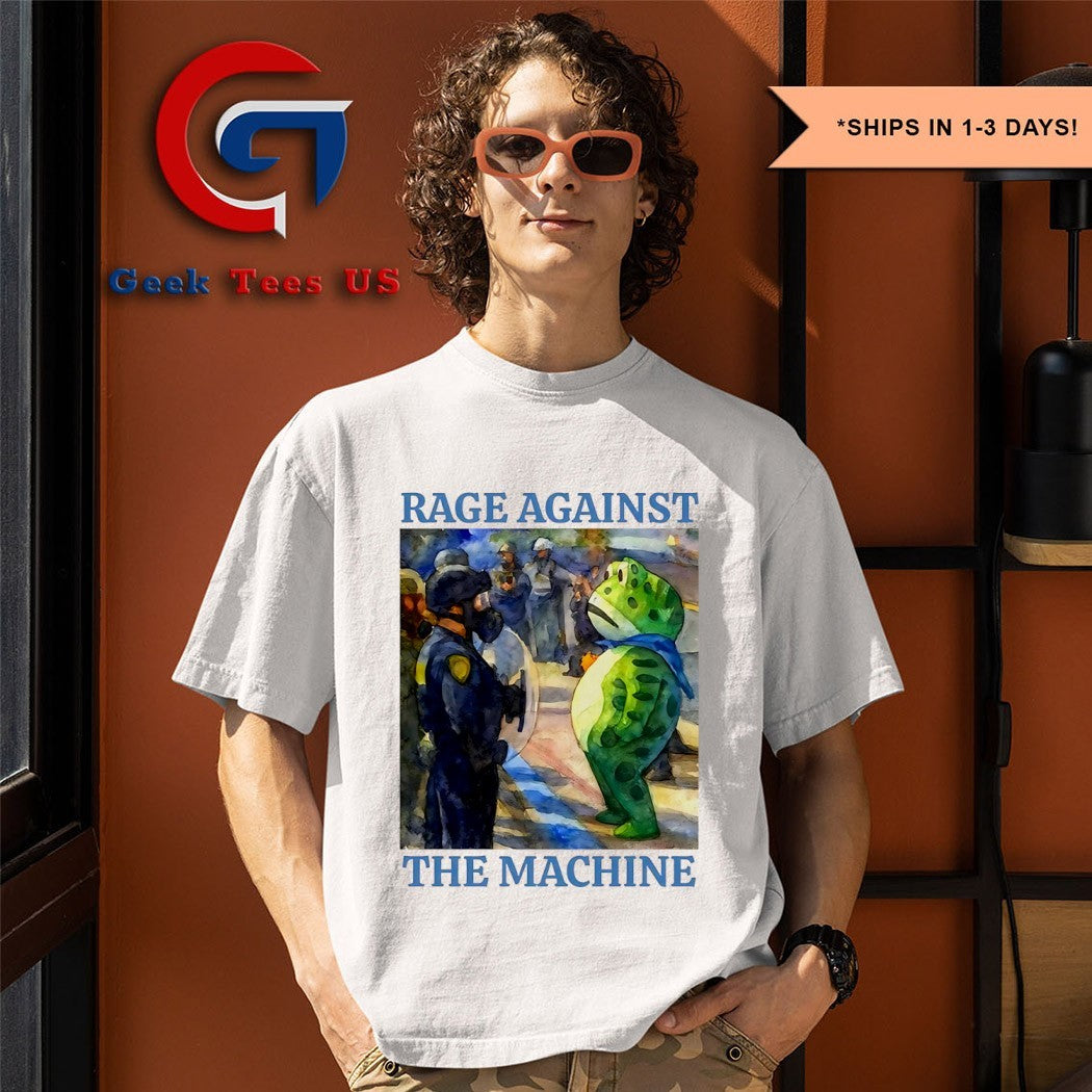 Portland Frog Protest Rage Against The Machine art shirt