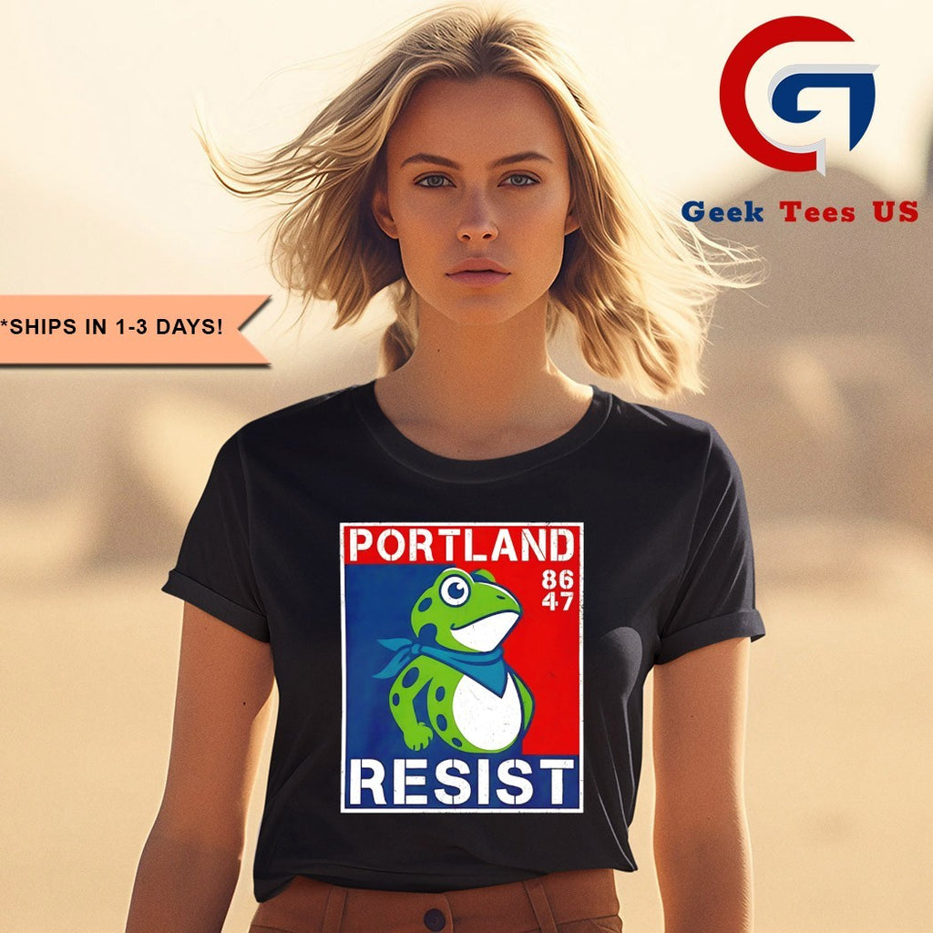 Portland Frog Protest Resist 8647 shirt
