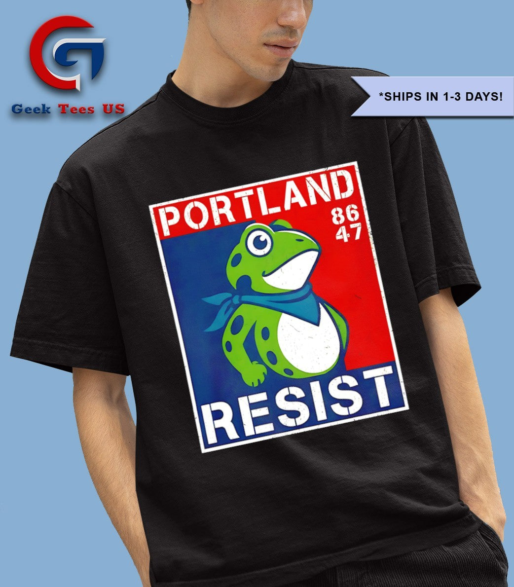 Portland Frog Protest Resist 8647 shirt