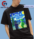 Portland Frog Protest Stary Night shirt