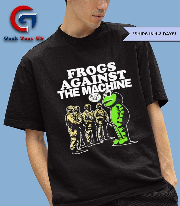 Portland Frogs Against the Machine 2025 shirt