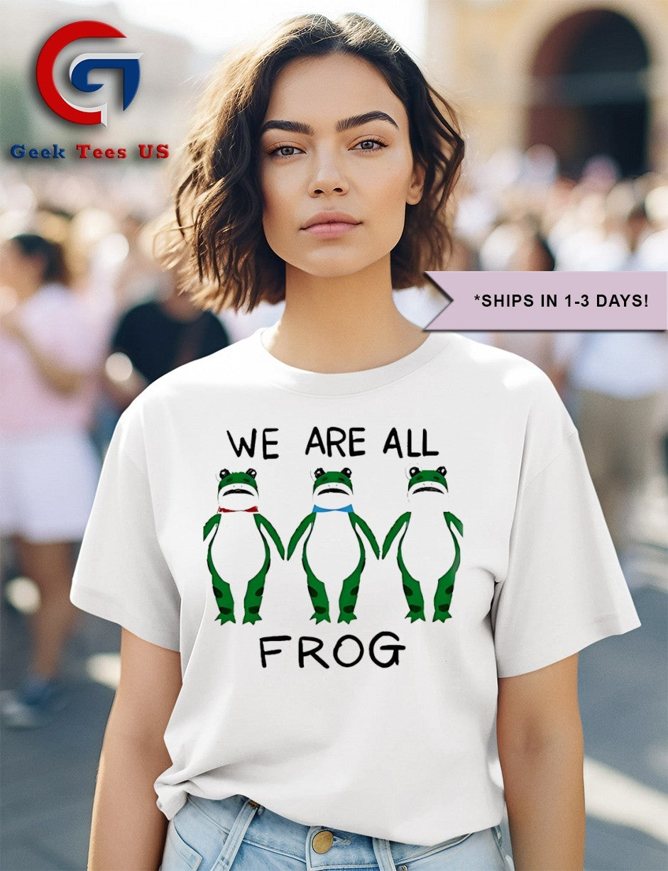 Portland frog we are all frog shirt