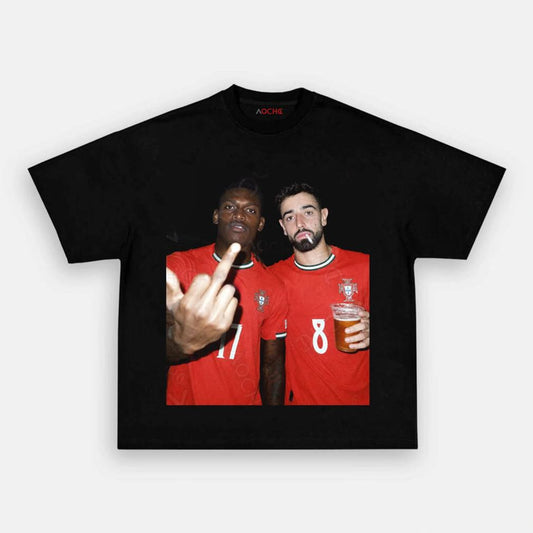 Portugal Bruno Fernandes & Rafael Leão Style Tee