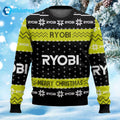 Power Tools Ryobi Merry Christmas Ugly Sweater