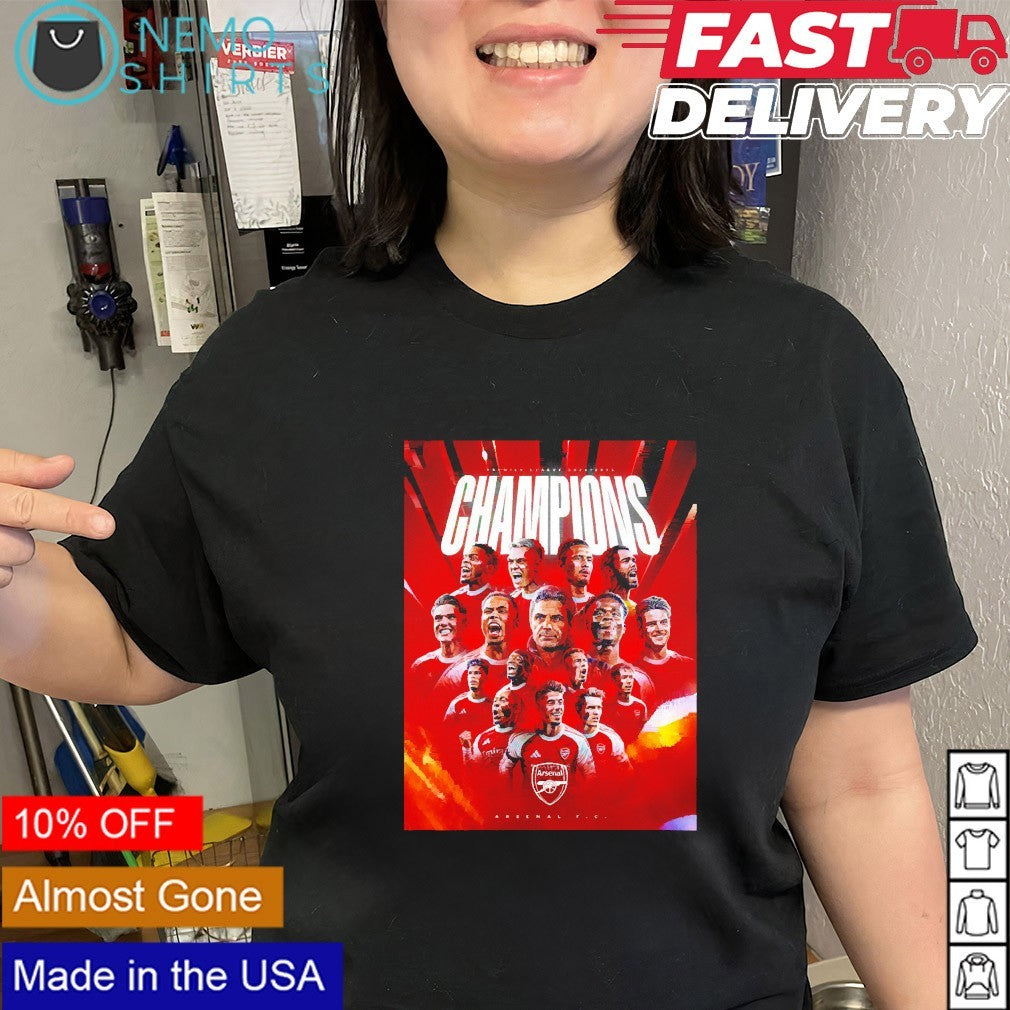 Premier league 2025 2026 champions Arsenal FC shirt