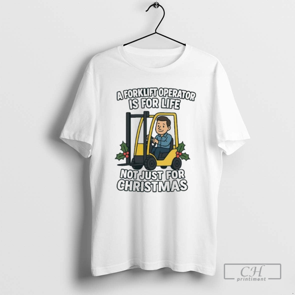 Premium A Forklift Operator Is For Life Not Just For Christmas Ornaments Shirt Sweater