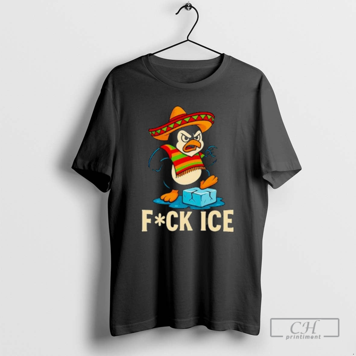 Premium Anti Ice Angry Penguin Ornaments Shirt Sweater