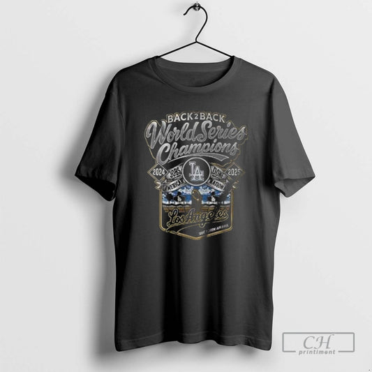 Premium Back 2 Back Champions Los Angeles Dodgers Badge Shirt Sweater
