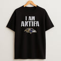Premium Baltimore Ravens Football I Am Antifa Sweatshirt Tee