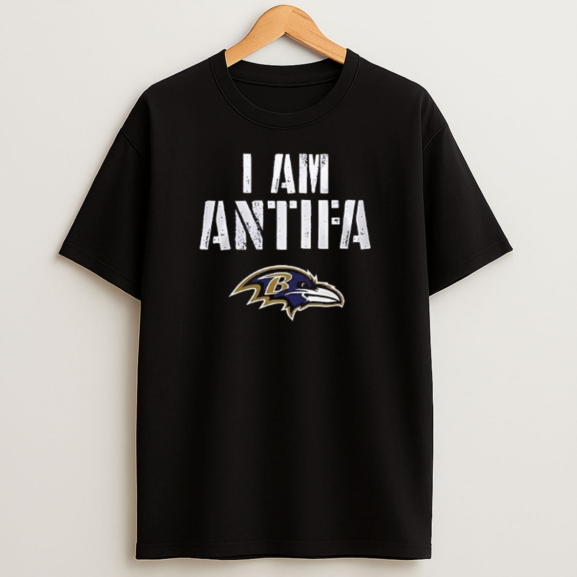 Premium Baltimore Ravens Football I Am Antifa Sweatshirt Tee