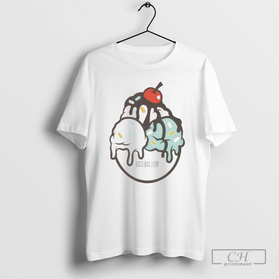 Premium Baseballism Frozen Treats Ice Cream Sundae Shirt Sweater