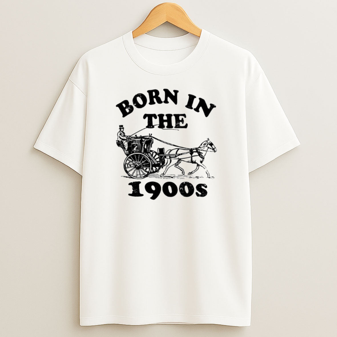 Premium Born In The 1900s Horse Drawn Vintage Sweatshirt Tee