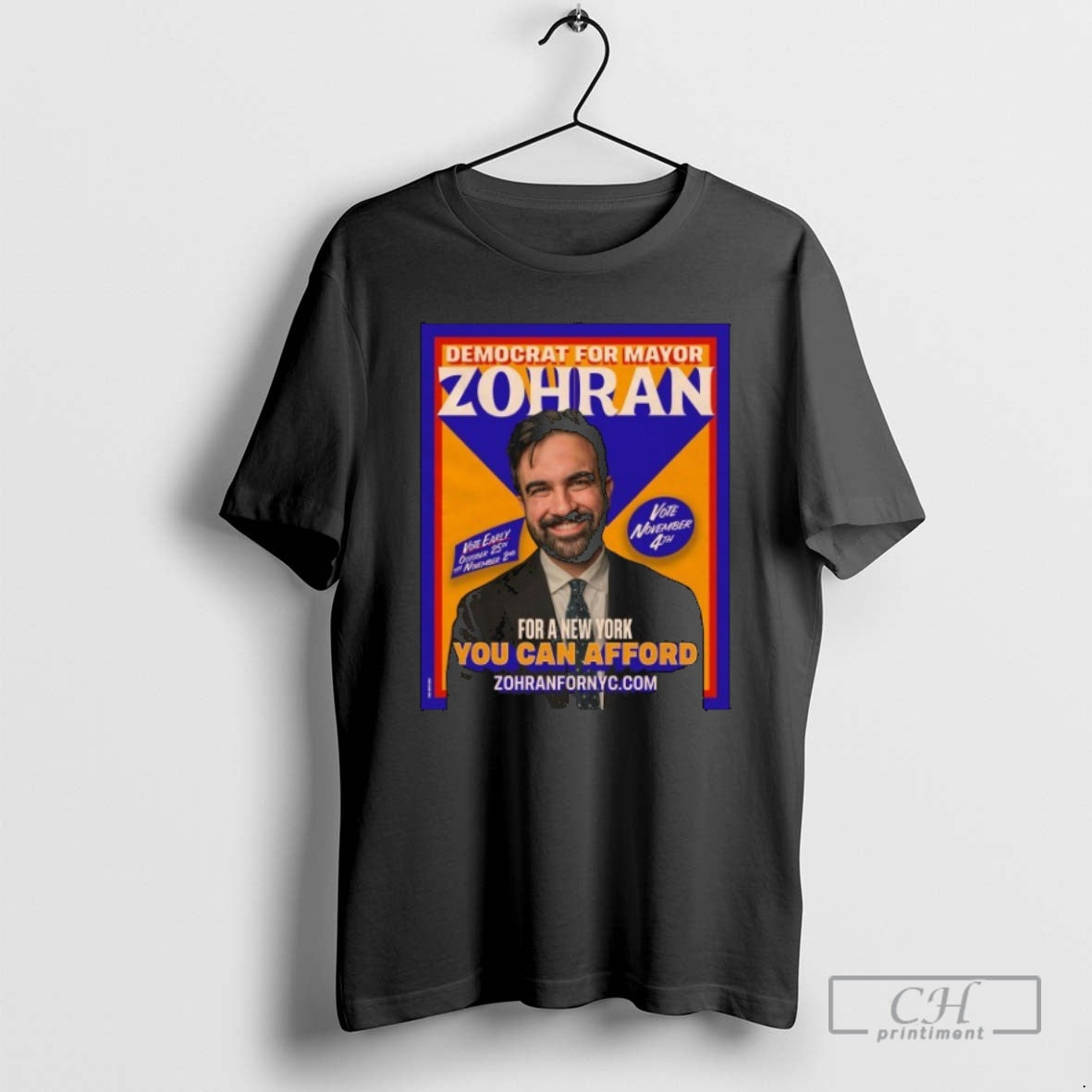 Premium Democrat For Mayor Zohran Mamdani For A New York You Can Afford Vote Early