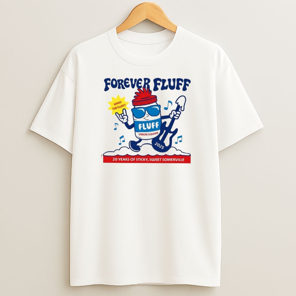 Premium Forever Fluff Fluff Union Square 20 Years Of Sticky Sweet Somerville Sweatshirt Tee
