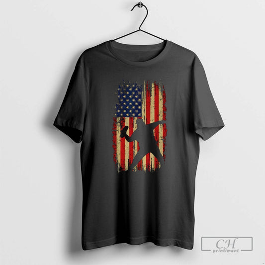 Premium Free Dc Sandwich Guy Resist American Flag Vintage Shirt Sweater