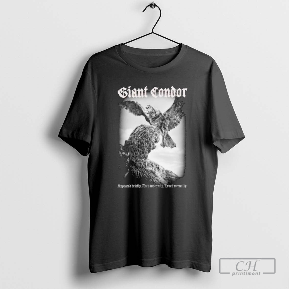 Premium Giant Condor Appeared Briefly Died Instantly Loved Eternally Ornaments Shirt Sweater