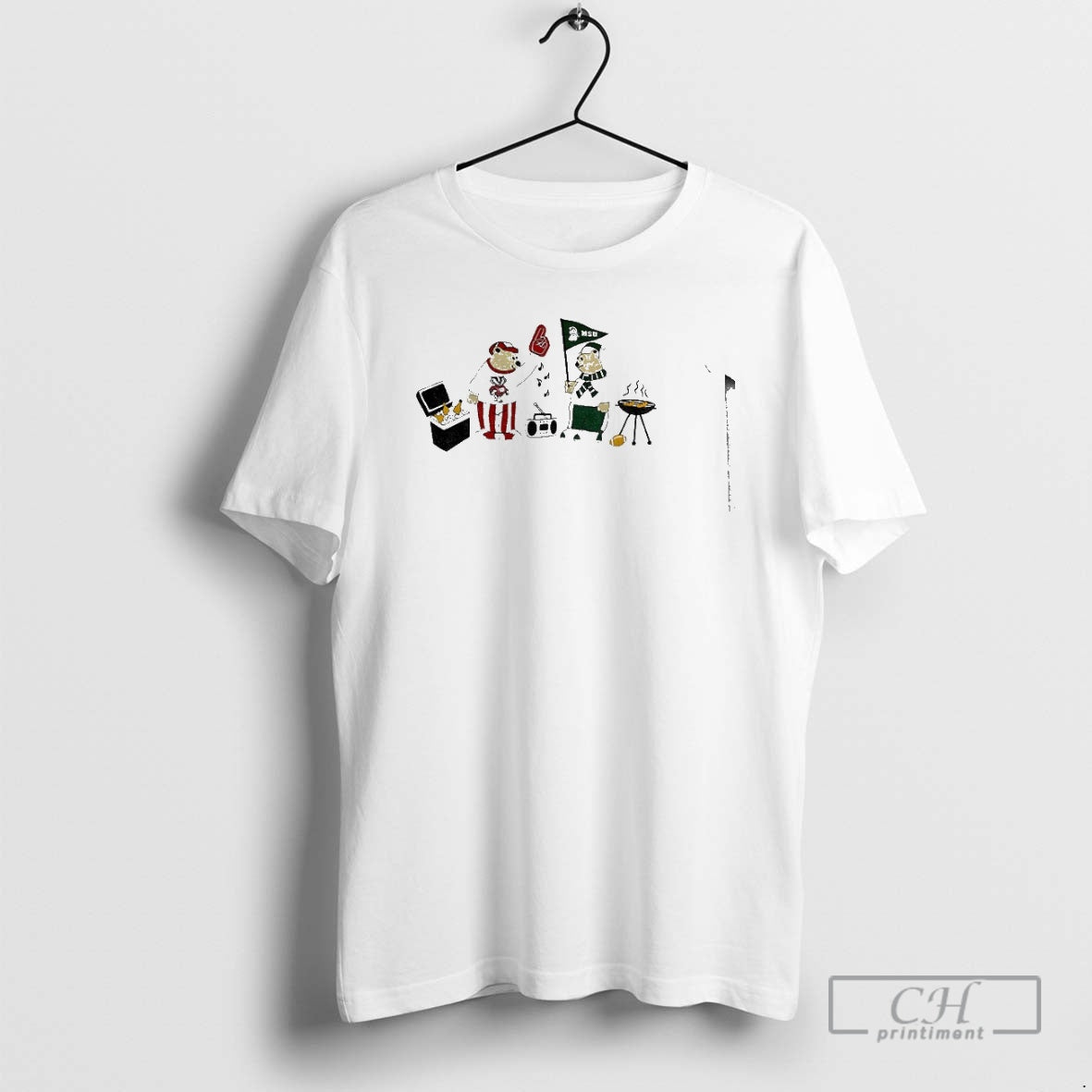 Premium House Divided Bears Wisconsin Badgers Vs Michigan State Spartans Football Shirt Sweater