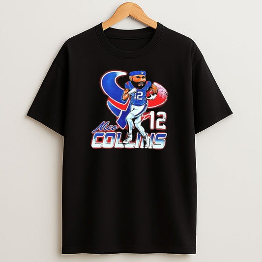 Premium Houston Texans Nico Collins Cartoon Vintage Sweatshirt Tee