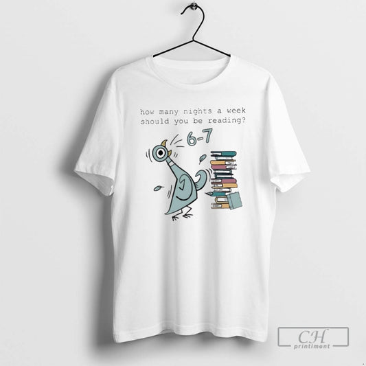 Premium How Many Nights A Week Should You Be Reading 6 7 Funny Shirt Sweater