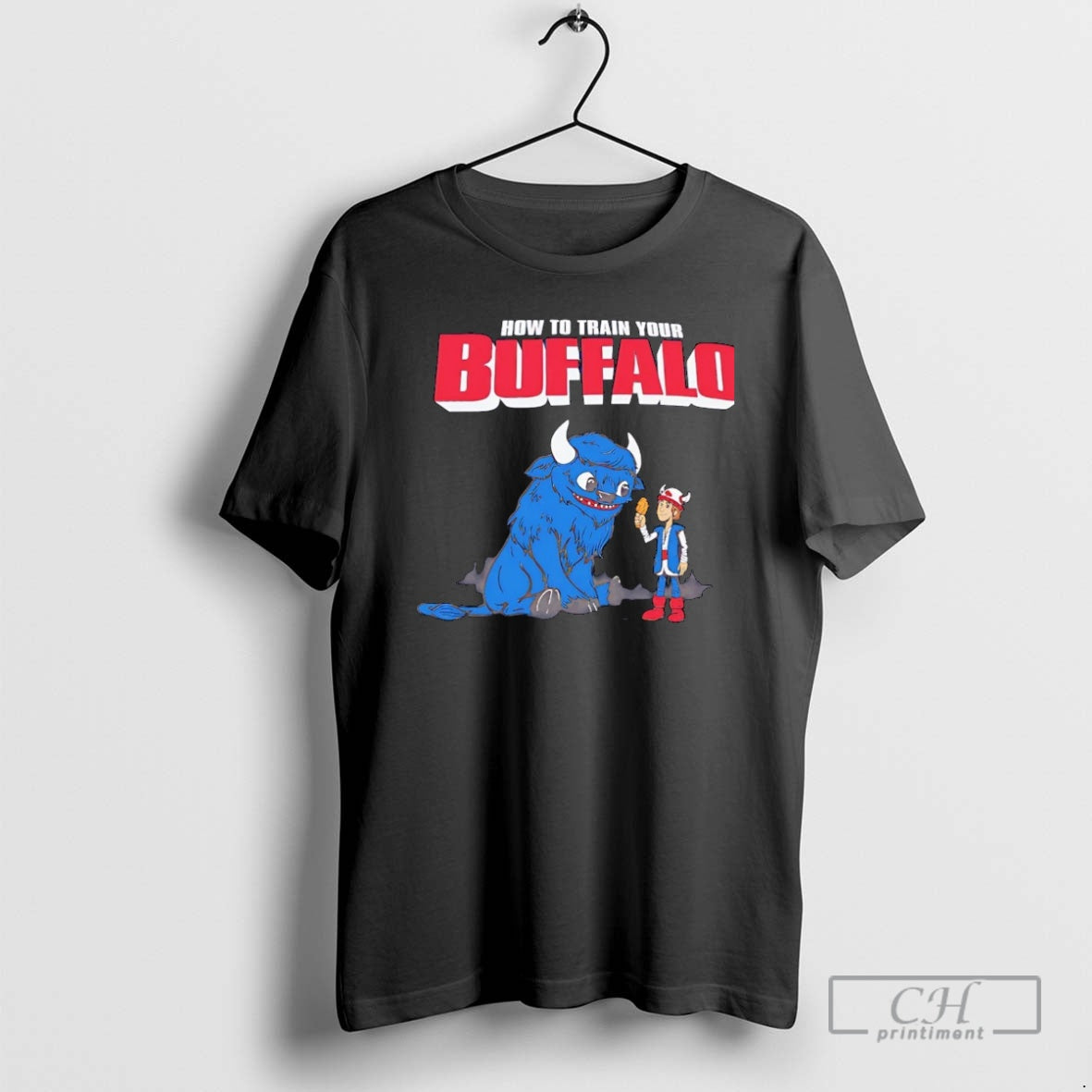 Premium How To Train Your Buffalo Cartoon Christmas Shirt Sweater