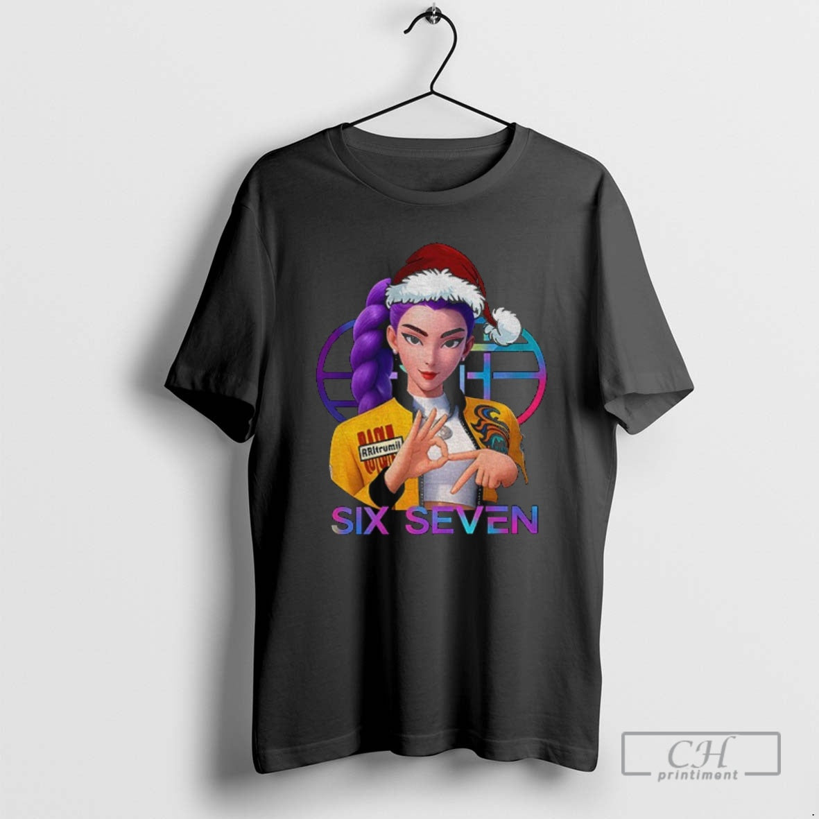 Premium Huntrix K Pop Demon Hunters 6 7 Meme Funny Christmas Shirt Sweater