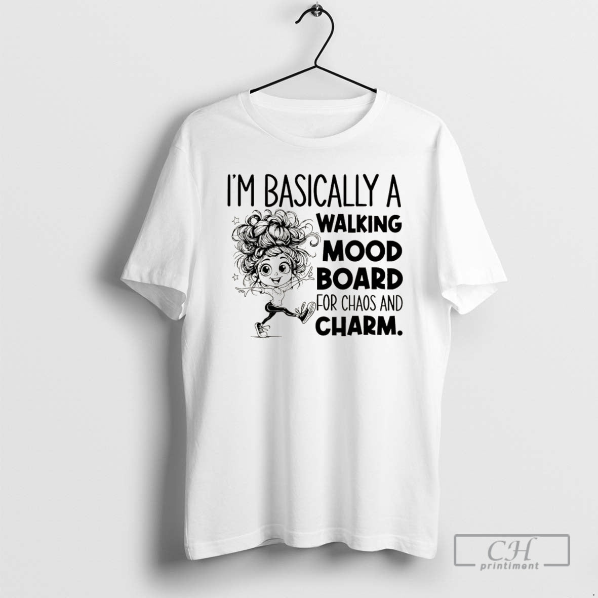Premium Im Basically A Walking Mood Board For Chaos And Charm Christmas Shirt Sweater