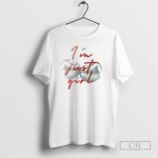 Premium Im Just A Girl Cherry Shirt Sweater