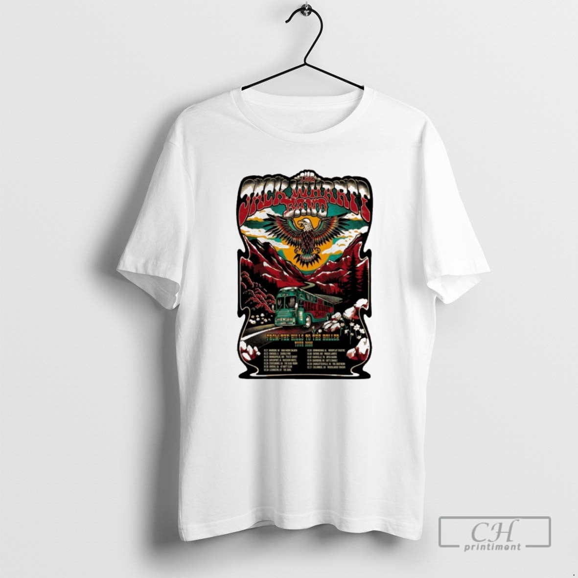 Premium Jack Wharff Band Fall Tour 2026 Eagle Shirt Sweater