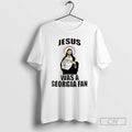 Premium Jesus Was A Georgia Fan Christmas Shirt Sweater