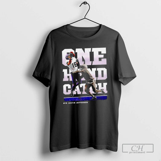 Premium Justin Jefferson Minnesota One Hand Catch Retro Shirt Sweater