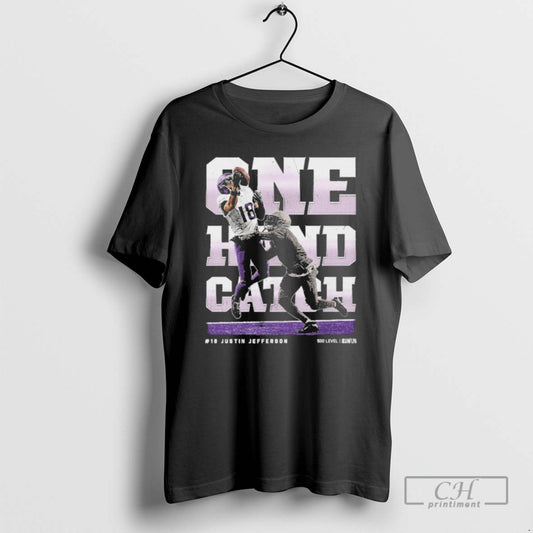 Premium Justin Jefferson Minnesota Vikings One Hand Catch Shirt Sweater