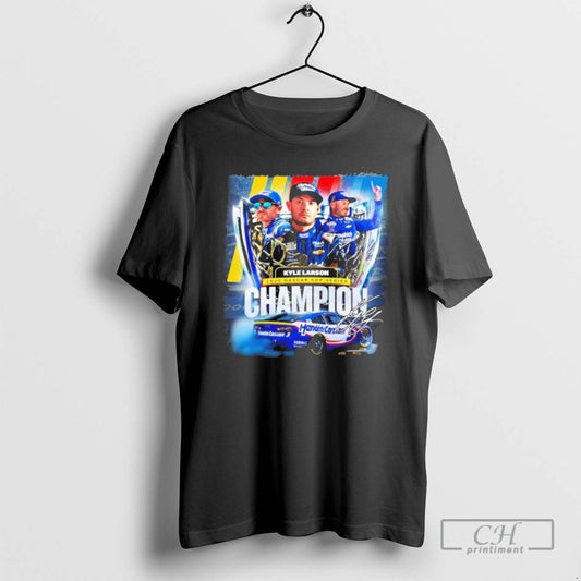 Premium Kyle Larson 2025 Nascar Cup Series Champion Signature Shirt Sweater