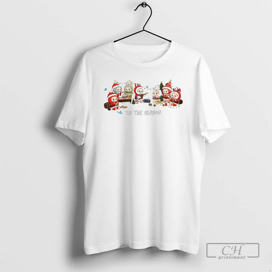Premium Labubu Tis The Season Cute Monster Holiday Shirt Sweater