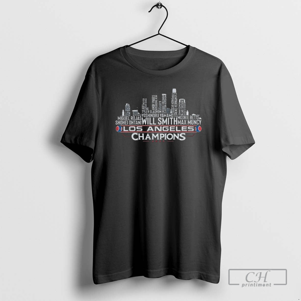 Premium Los Angeles Baseball World Champions Team Series 2025 La City Skyline Shirt Sweater