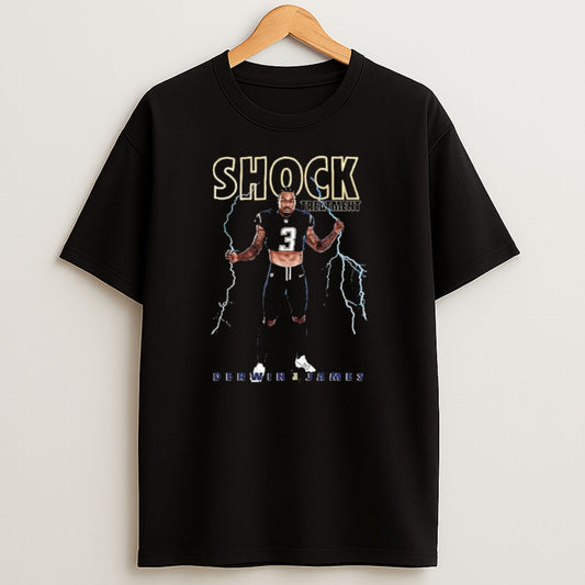 Premium Los Angeles Chargers Shock Treatment Derwin James Sweatshirt Tee