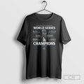 Premium Los Angeles Dodgers 2025 World Series Champions Shut Out Schedule Shirt Sweater