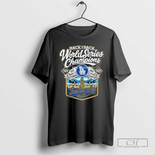 Premium Los Angeles Dodgers Back 2 Back World Series Champions Est 1958 National League 2024