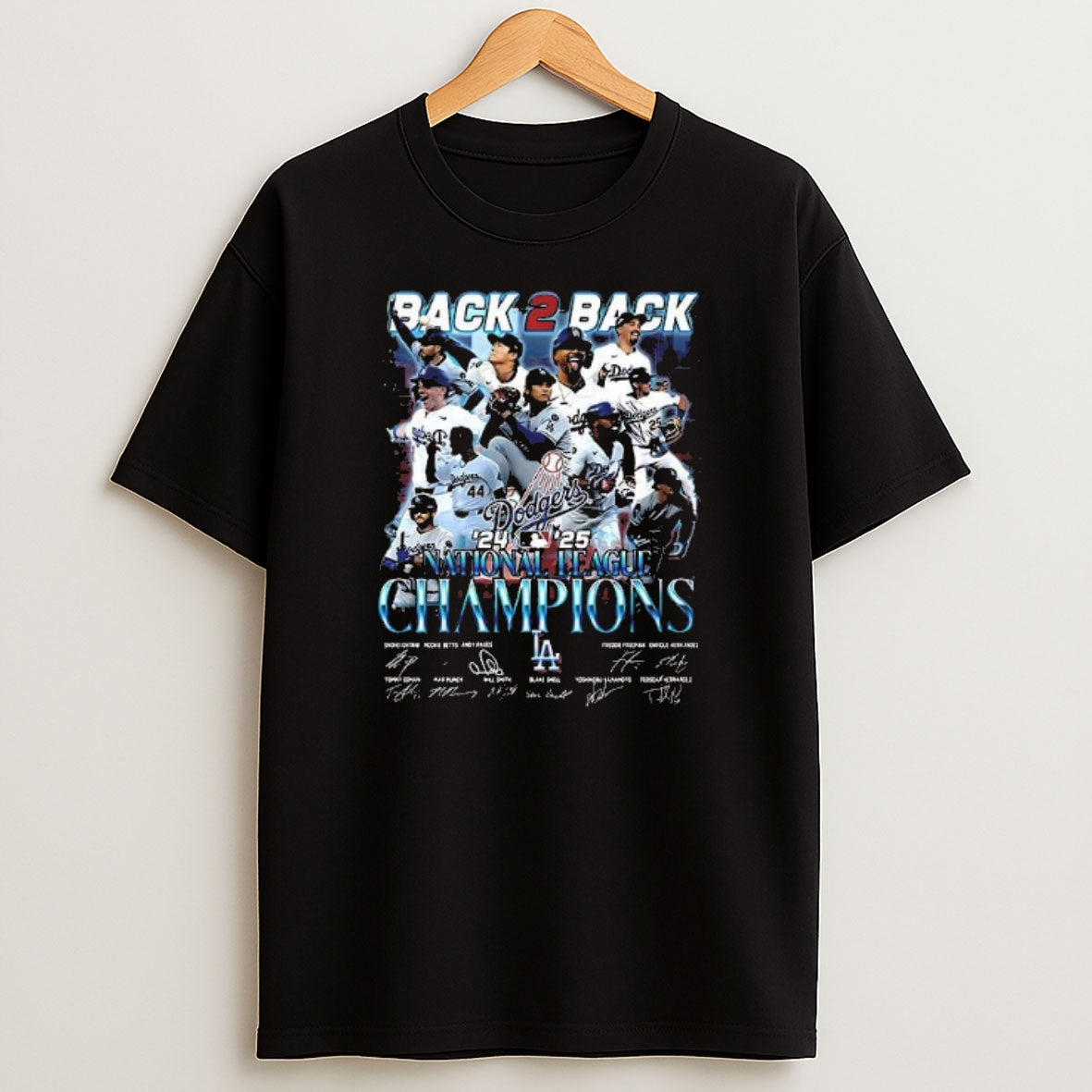 Premium Los Angeles Dodgers National League Champions Back To Back 2025 Sweatshirt Tee