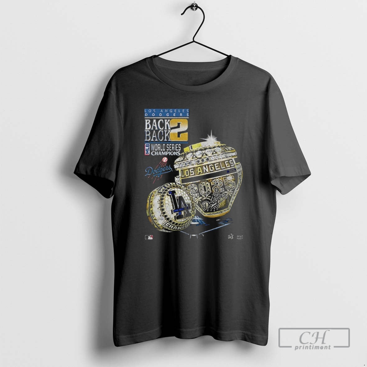 Premium Los Angeles Dodgers Rings Back 2 Back World Series Champions Logo 2025 Shirt Sweater