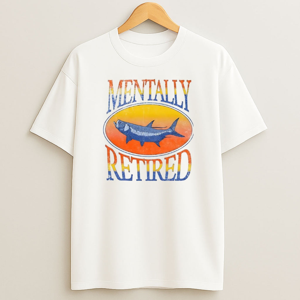 Premium Mentally Retired Fish Vintage Sweatshirt Tee