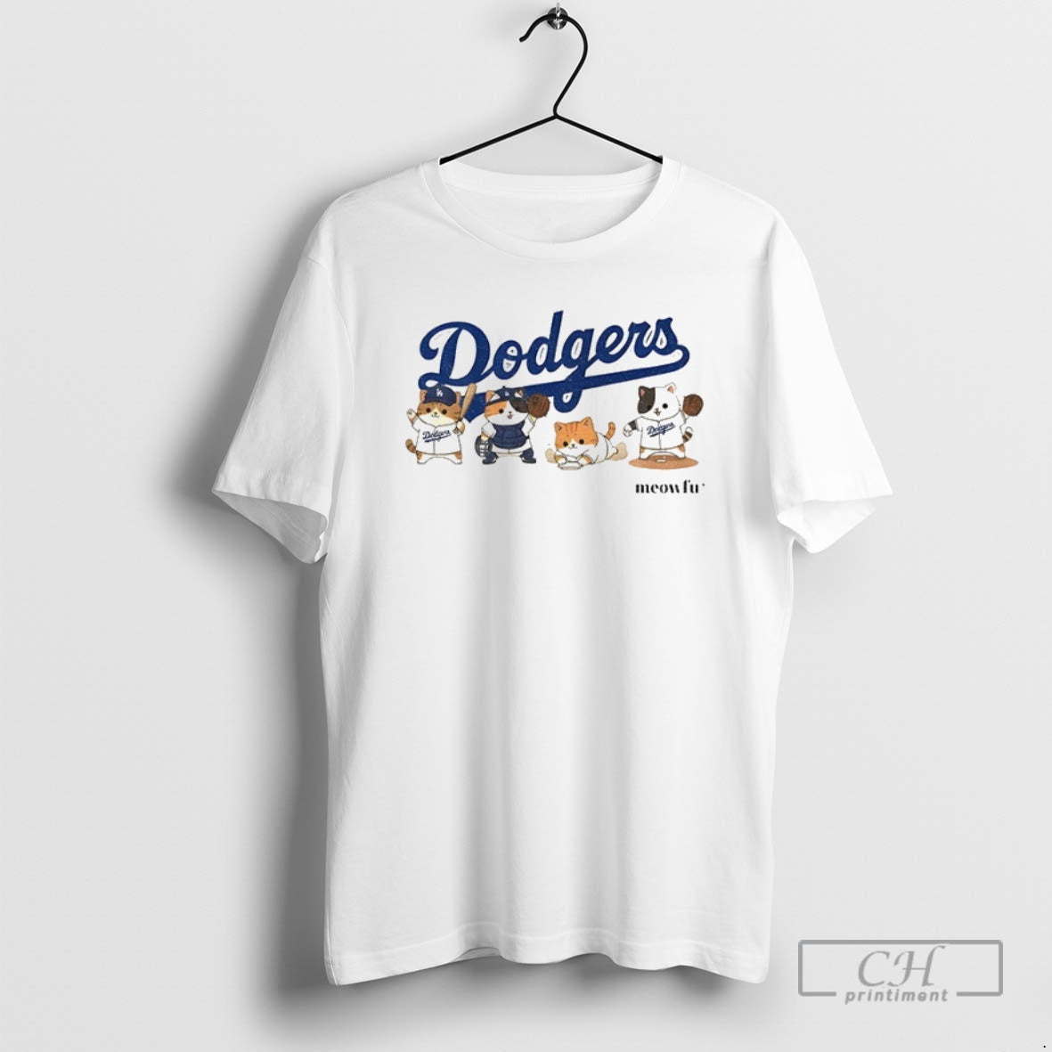 Premium Meowfu Dodger Cat Los Angles Dodgers Shirt Sweater