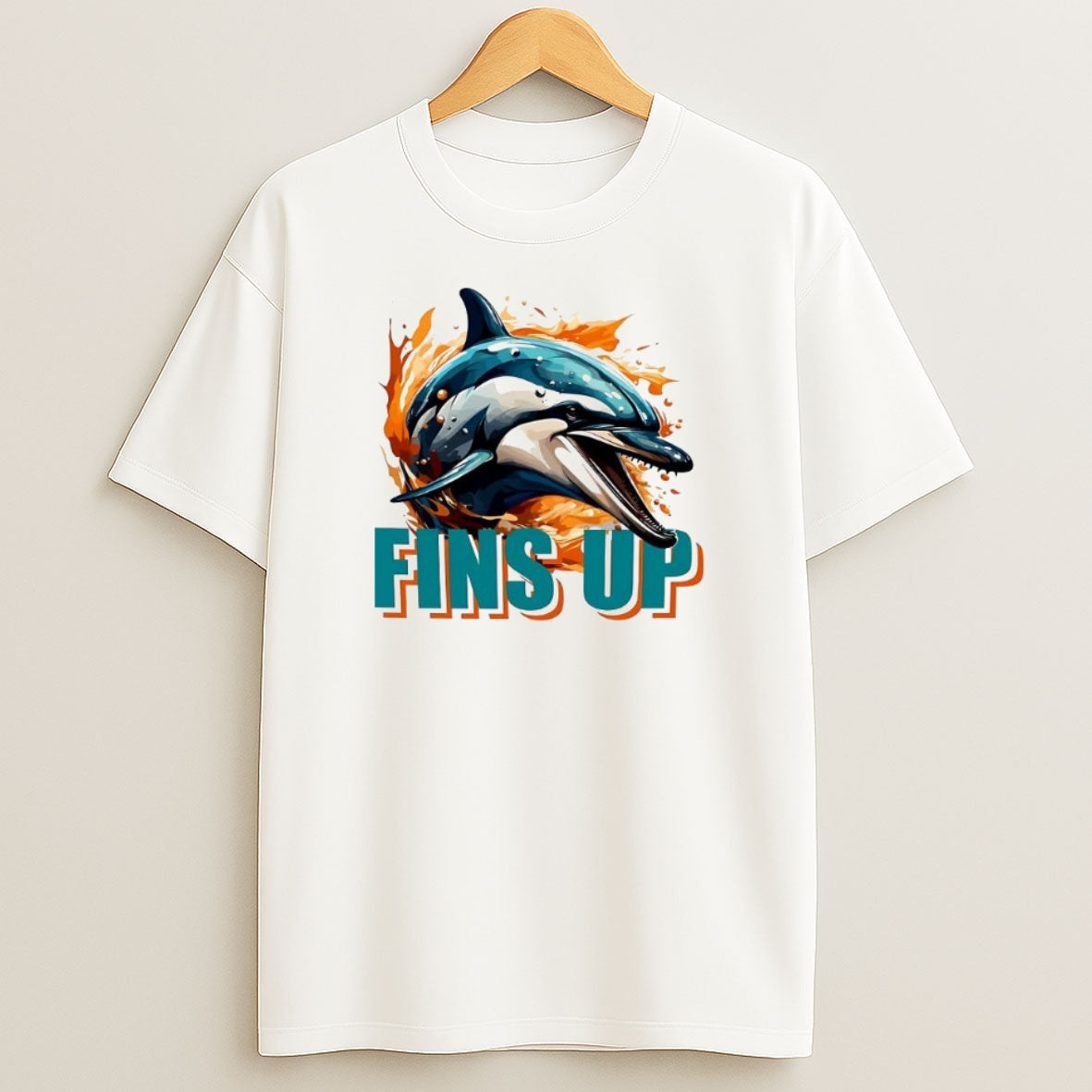 Premium Miami Dolphins Fins Up Style Sweatshirt Tee