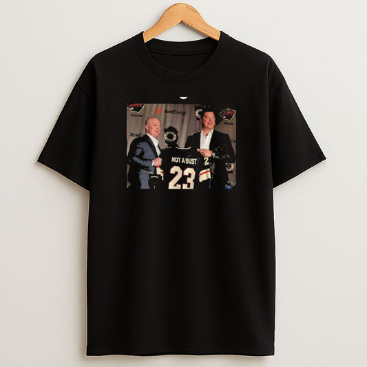 Premium Minnesota Wild John Hynes And Marco Rossi Not A Bust 23 Sweatshirt Tee