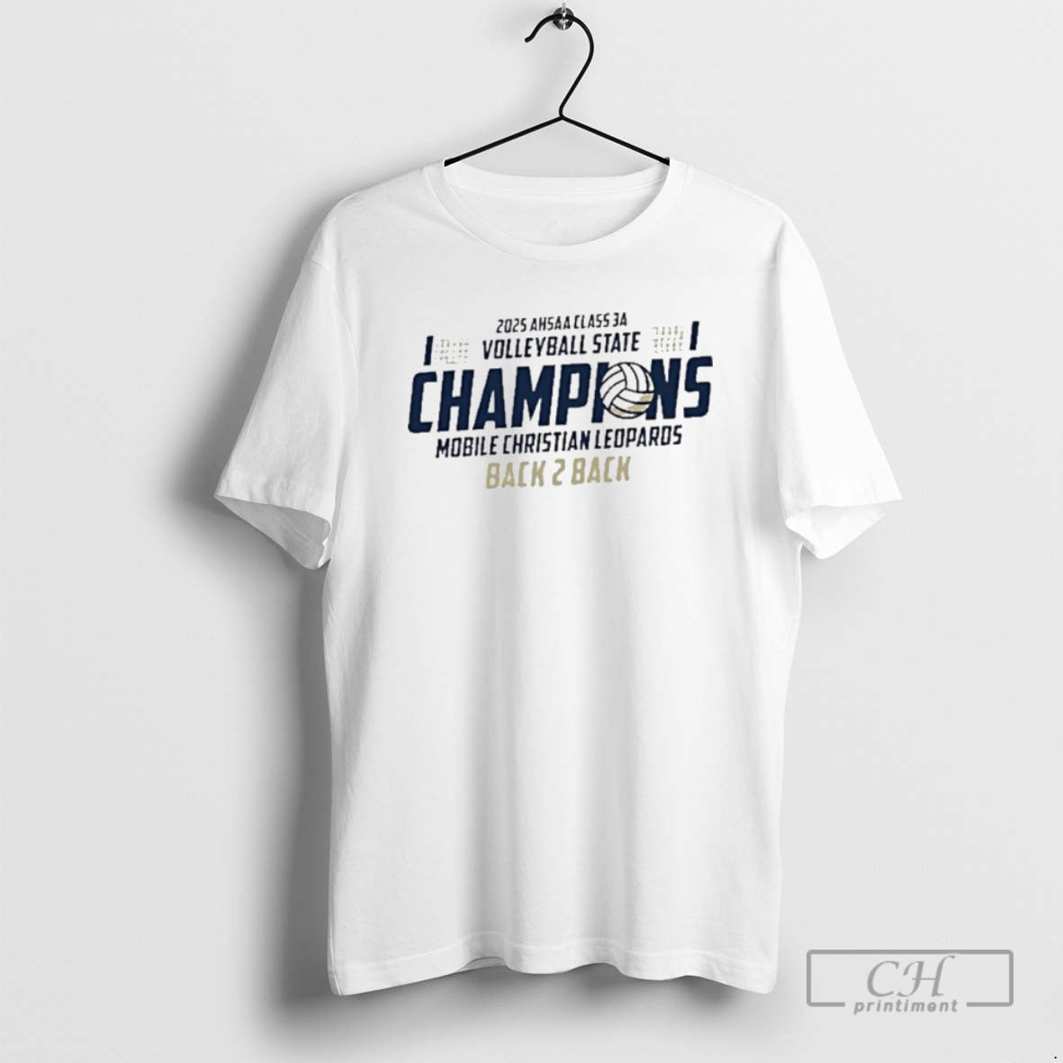 Premium Mobile Christian Leopards 2025 Ahsaa Volleyball 3a State Champions Shirt Sweater