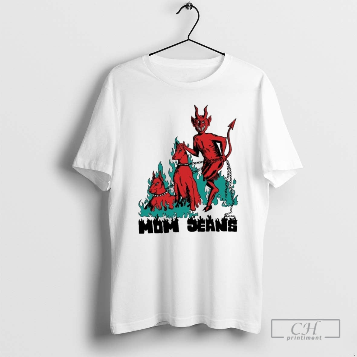 Premium Mom Jeans Devil Dog Shirt Sweater