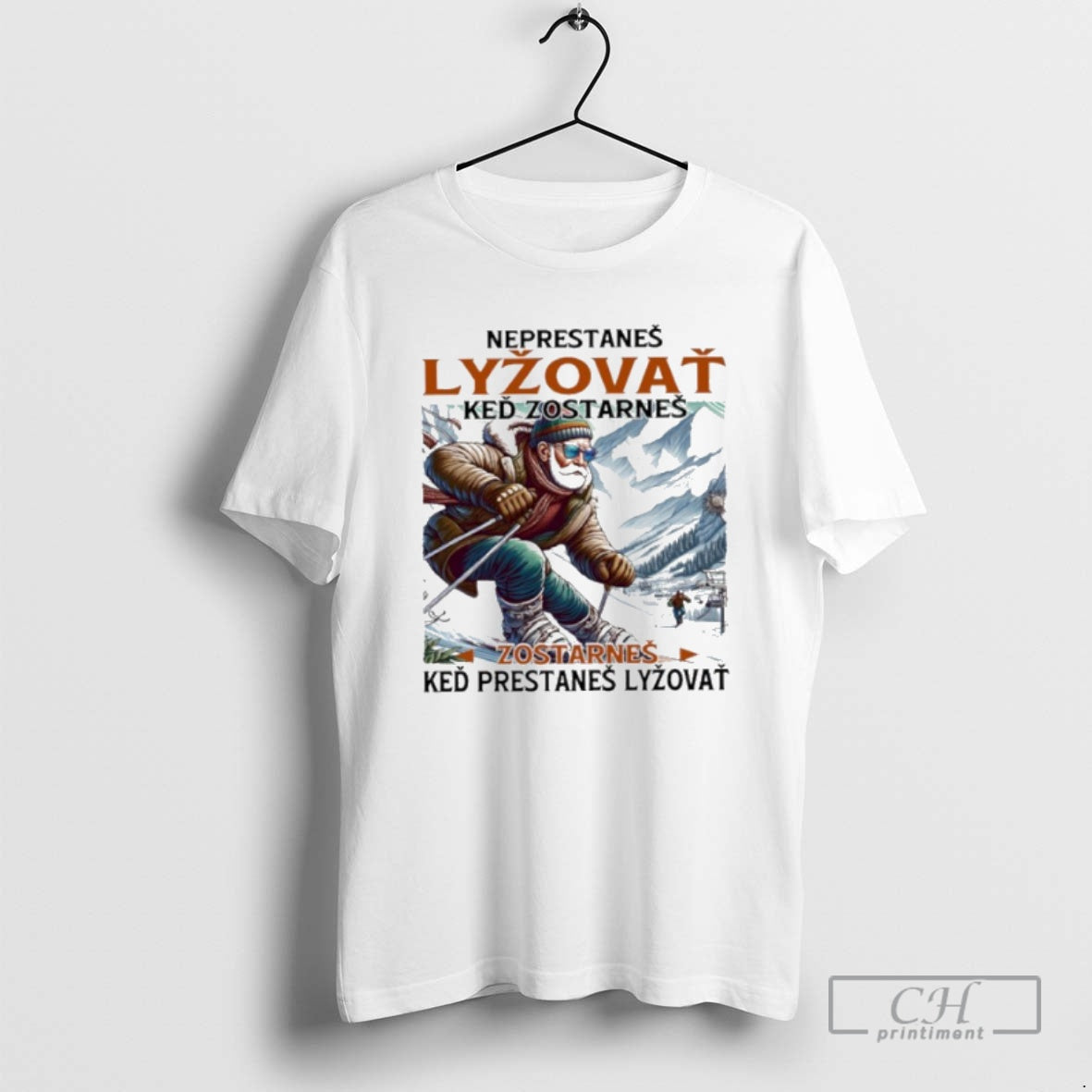 Premium Neprestanes Lyzovat Ked Zostarnes Zostarnes Ked Prestanes Lyzovat Shirt Sweater