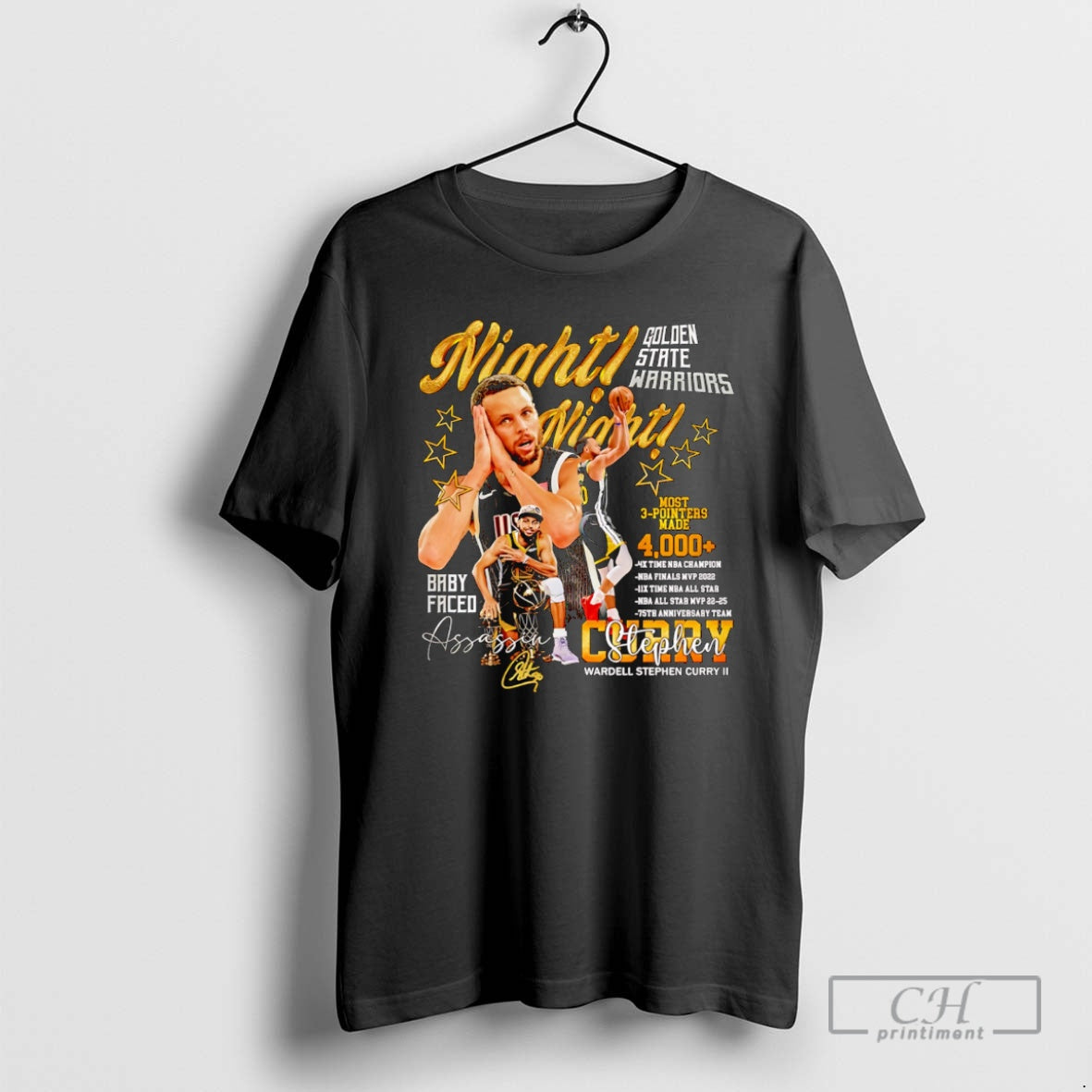 Premium Night Night Baby Faced Most 3 Pointers Made 4000 Stephen Curry Shirt Sweater