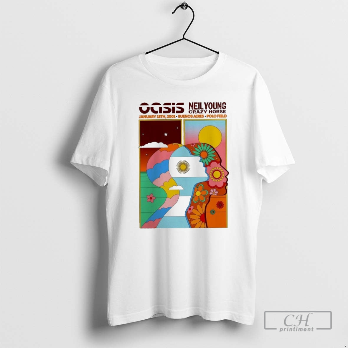 Premium Oasis And Neil Young Live At Polo Field Buenos Aires On January 18 2001